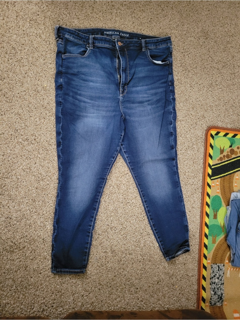 American Eagle Dark Indigo Stretch Jeans